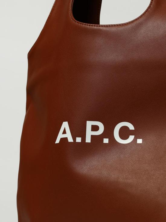 25FW 아페쎄 니논 스몰 토트백 PUAATM61861 CAD Brown - A.P.C.