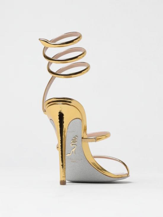 25FW 르네 카오빌라 힐/펌프스 C123511050001 L018 Gold - RENE CAOVILLA