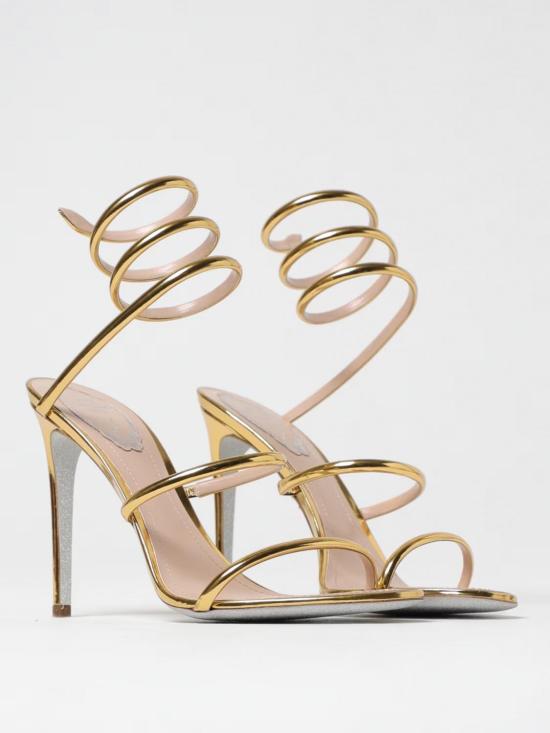 25FW 르네 카오빌라 힐/펌프스 C123511050001 L018 Gold - RENE CAOVILLA