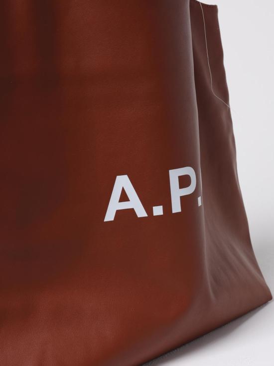 25FW 아페쎄 니논 토트백 PUAATM61565 CAD Brown - A.P.C.