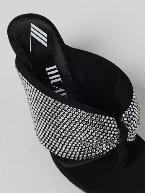 24FW 디 아티코 뮬/슬리퍼 236WS756TL08 212 Black - THE ATTICO