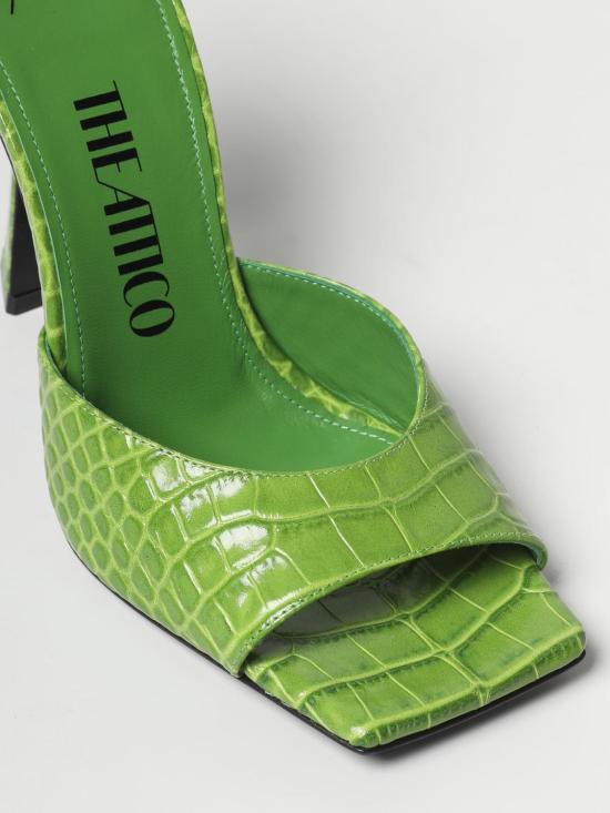 25FW 디 아티코 뮬/슬리퍼 227WS499EL002040 Pistachio - THE ATTICO