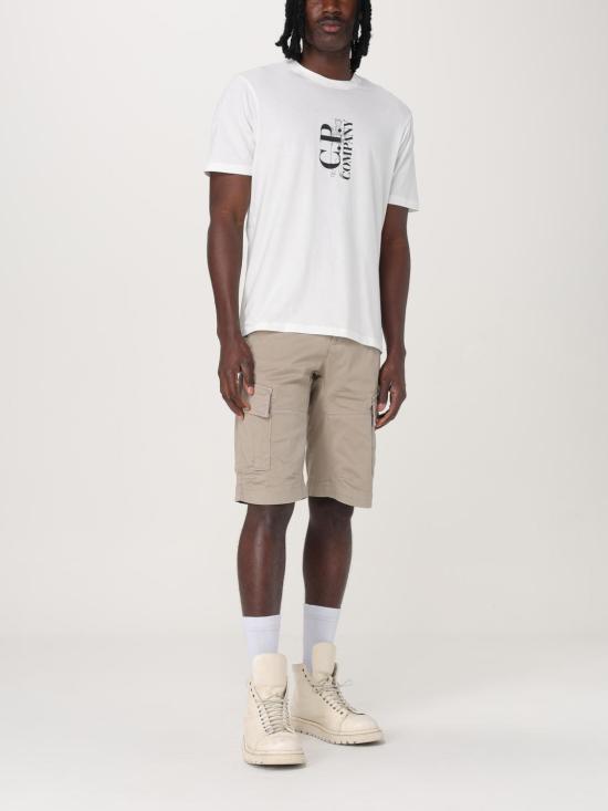 25FW 씨피 컴퍼니 숏팬츠 18CMBE116A005694G 327 Kaki - C.P. COMPANY