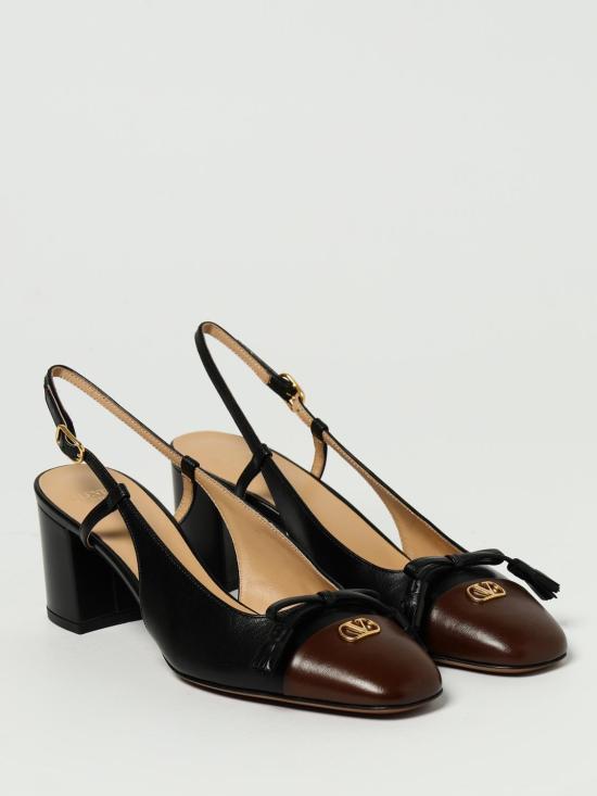 25FW 발렌티노 가라바니 발렛 두 로이 60mm 슬링백 펌프스  7W2S0MH9DDT BXV Black - VALENTINO GARAVANI