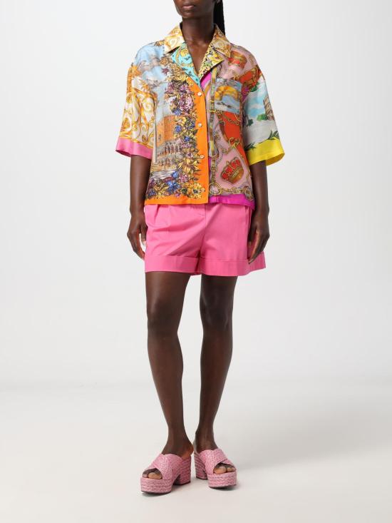  모스키노 숏팬츠 03110530 0208 Fuchsia - MOSCHINO