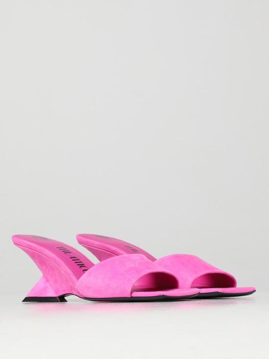  디 아티코 뮬/슬리퍼 232WS605L007 168 Fuchsia - THE ATTICO