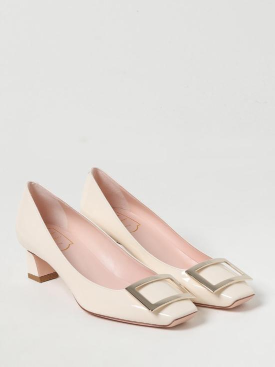 26SS 로저비비에 트럼펫 메탈 버클 펌프스 RVW44815280D1P C019 Yellow Cream - ROGER VIVIER