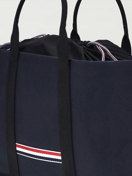25FW 톰브라운 토트백 UAG231AF0927 415 Blue - THOM BROWNE