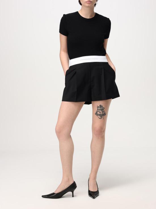25FW 알렉산더 왕 숏팬츠 1WC3244747 001 Black - ALEXANDER WANG