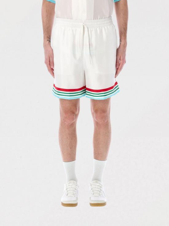 25SS 카사블랑카 숏팬츠 MS25TR012 04 White 1