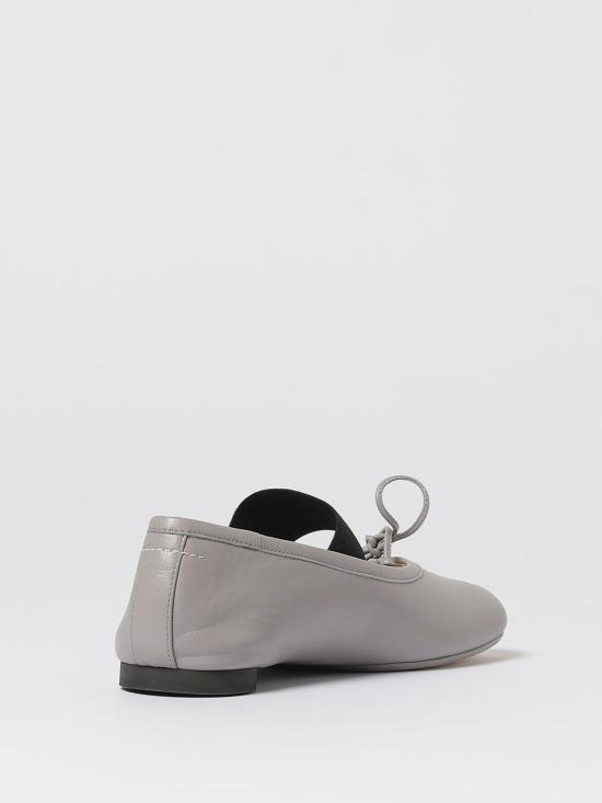25FW MM6 메종마르지엘라 아나토믹 뉴메릭 발레리나 플랫 슈즈 S59WZ0099P3628 T8150 Silver - MM6 MAISON MARGIELA