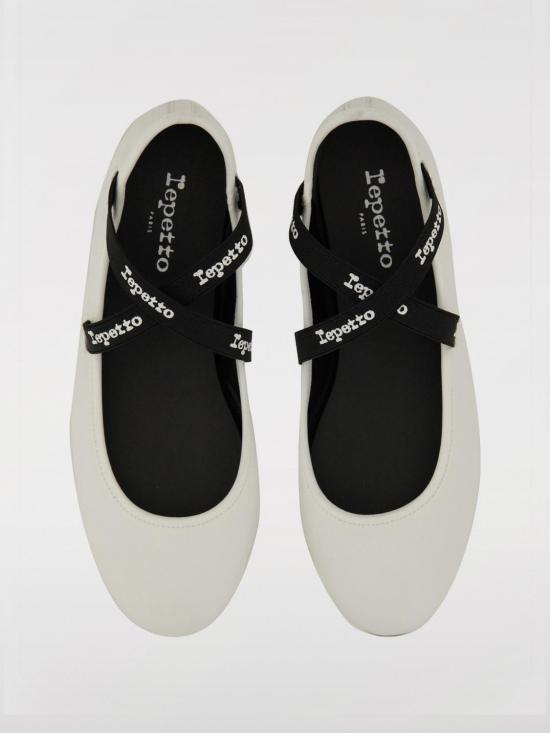 25SS 레페토 플랫 슈즈 V184VED 050 White - REPETTO