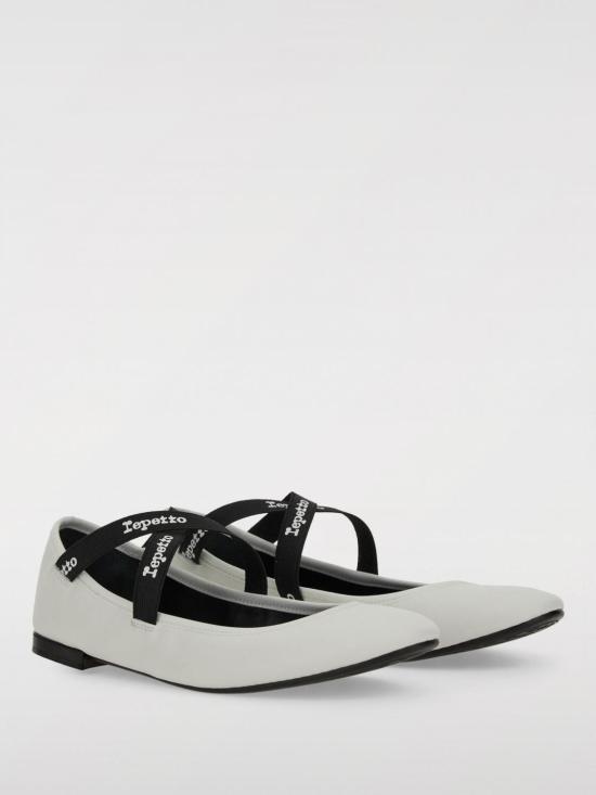 25SS 레페토 플랫 슈즈 V184VED 050 White - REPETTO