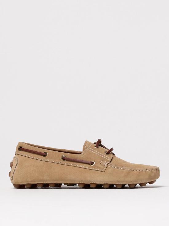 25FW 토즈 보트 고미노 버블 스웨이드 로퍼 XXW52K05300RE0 C801 Sand