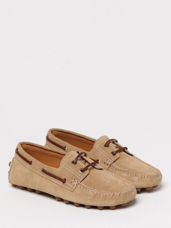 25FW 토즈 보트 고미노 버블 스웨이드 로퍼 XXW52K05300RE0 C801 Sand - TODS