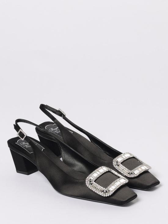 25FW 로저비비에 뮬/슬리퍼 RVW00643110RS0 B999 Black - ROGER VIVIER