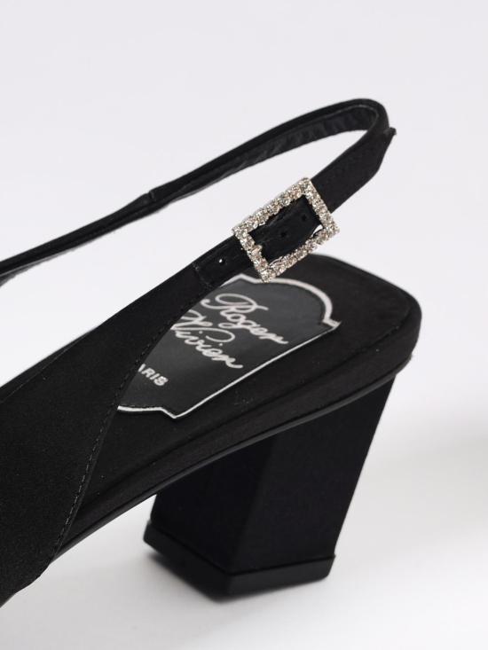 25FW 로저비비에 뮬/슬리퍼 RVW00643110RS0 B999 Black - ROGER VIVIER