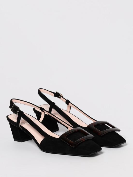 25FW 로저비비에 뮬/슬리퍼 RVW00643380HR0 B999 Black - ROGER VIVIER