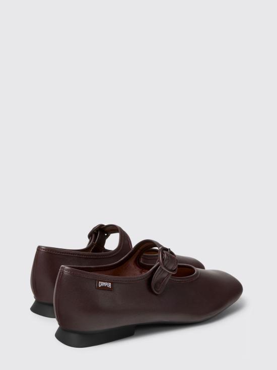 26SS 캠퍼 플랫 슈즈 K201629 011 CASI MYRA 0 Burgundy - CAMPER