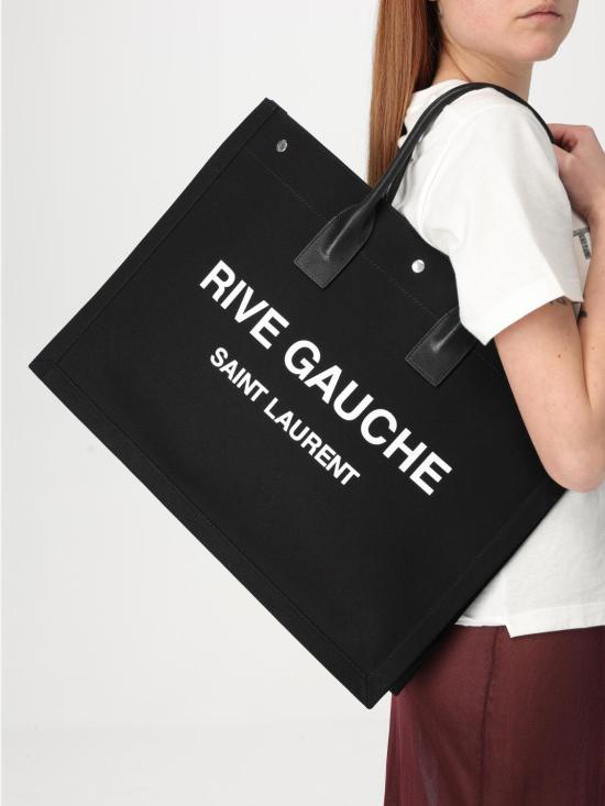 25FW 생로랑 토트백 509415FAAVR 1070 Black - SAINT LAURENT