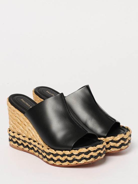 25FW 팔로마바르셀로 뮬/슬리퍼 261801 Black - PALOMA BARCELO