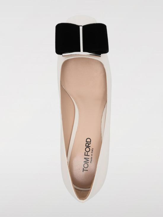 25SS 톰포드 뮬/슬리퍼 W3615LCL406S 3WN08 White - TOMFORD