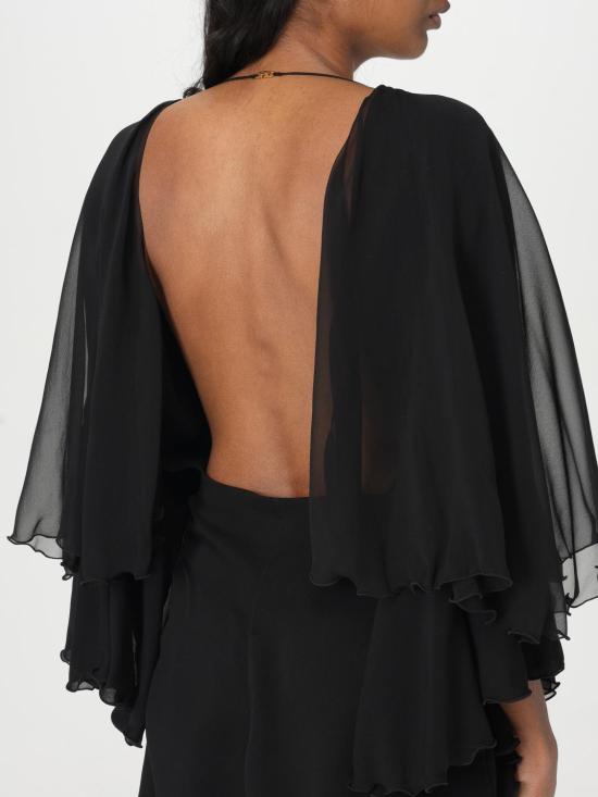 25FW 생로랑 점프수트 817868Y115W 1000 Black - SAINT LAURENT