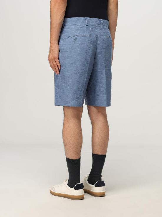 25FW 펜디 숏팬츠 FB0821AU6Y F0U6K Gnawed Blue - FENDI