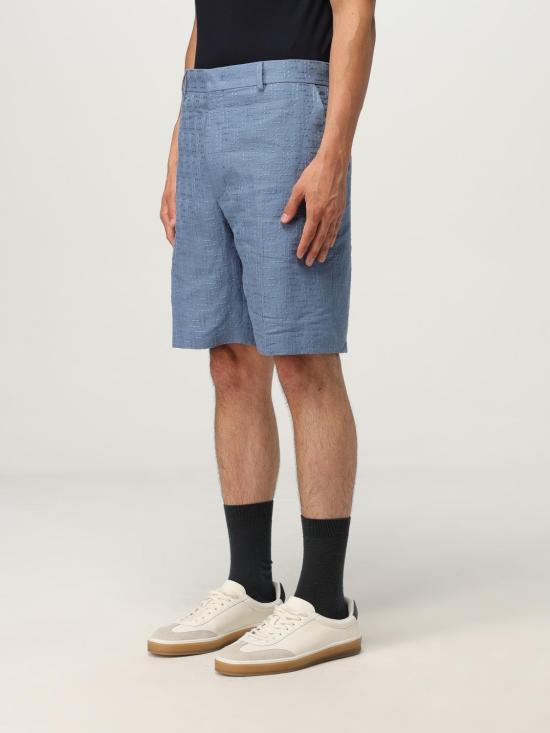 25FW 펜디 숏팬츠 FB0821AU6Y F0U6K Gnawed Blue - FENDI