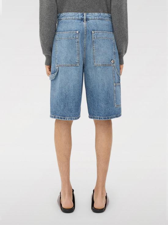 25FW 보테가베네타 숏팬츠 813524V42W0 4715 Blue - BOTTEGA VENETA