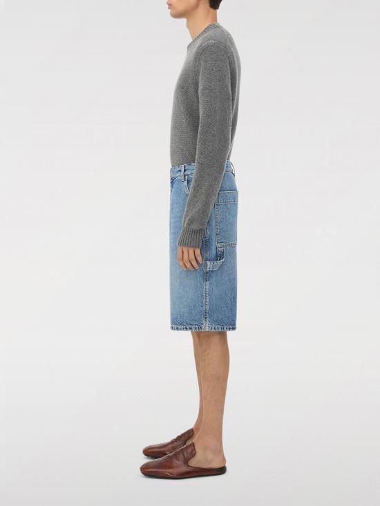 25FW 보테가베네타 숏팬츠 813524V42W0 4715 Blue - BOTTEGA VENETA