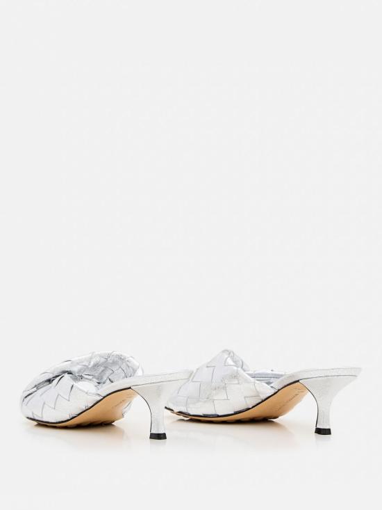 25FW 보테가베네타 블링크 뮬 796464V55N1 1156 Silver - BOTTEGA VENETA
