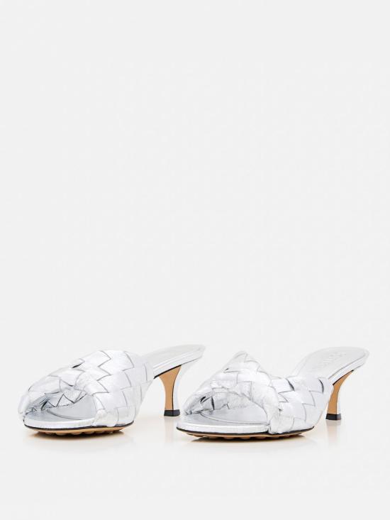 25FW 보테가베네타 블링크 뮬 796464V55N1 1156 Silver - BOTTEGA VENETA