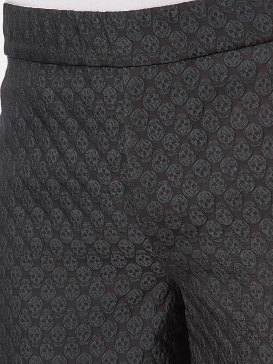 25FW 알렉산더 맥퀸 숏팬츠 814209QRABU 1010 Black - ALEXANDER MCQUEEN