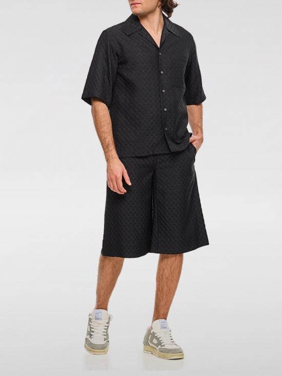 25FW 알렉산더 맥퀸 숏팬츠 814209QRABU 1010 Black - ALEXANDER MCQUEEN