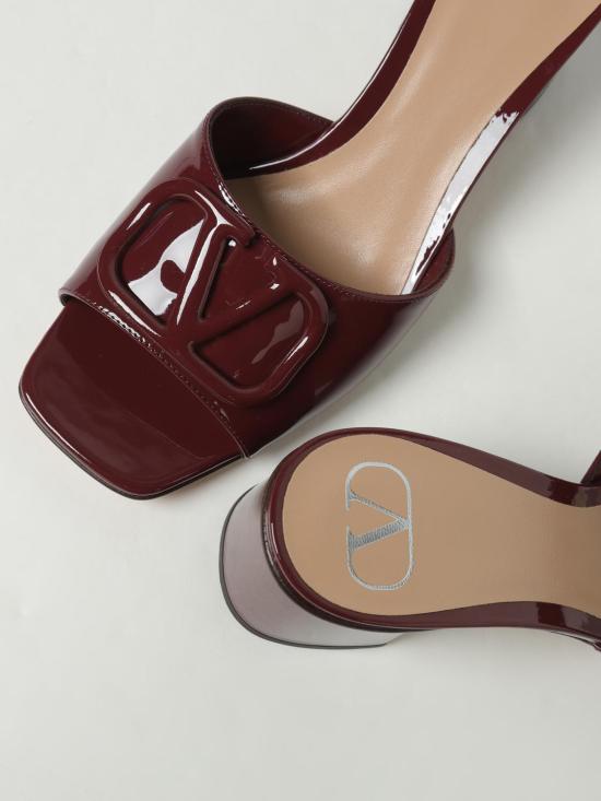 25FW 발렌티노 가라바니 뮬/슬리퍼 7W2S0HA6TMK AFD Burgundy - VALENTINO GARAVANI