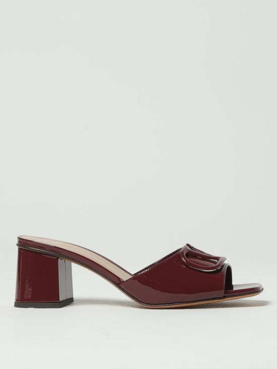 25FW 발렌티노 가라바니 뮬/슬리퍼 7W2S0HA6TMK AFD Burgundy