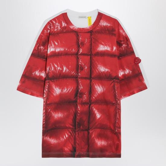25FW Moncler X A$AP Rocky 반팔 티셔츠 8C0000189AYW Red