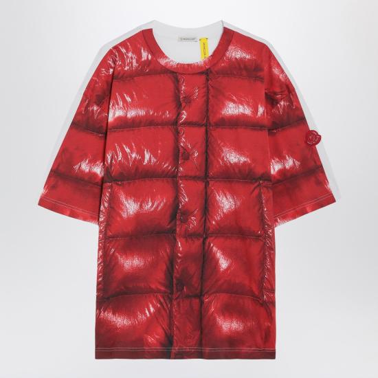 25FW Moncler X A$AP Rocky 반팔 티셔츠 8C0000189AYW Red