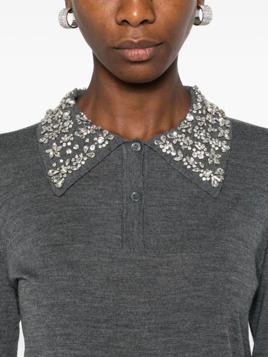 25FW 리비아나 콘티 스웨터 L5WG92 X920 MEDIUM MELANGE GREY - LIVIANA CONTI