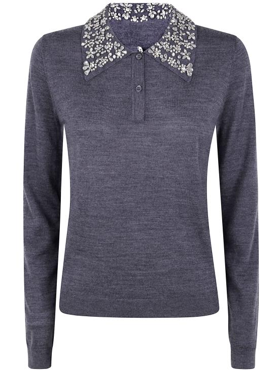 25FW 리비아나 콘티 스웨터 L5WG92 X920 MEDIUM MELANGE GREY