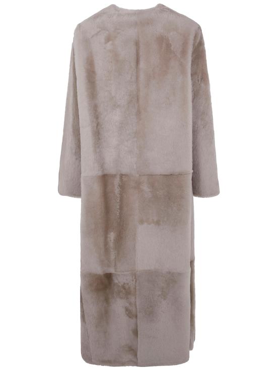 25FW 이브살로몬 코트 26W25WYM63230MERL A9113 MOON - YVES SALOMON