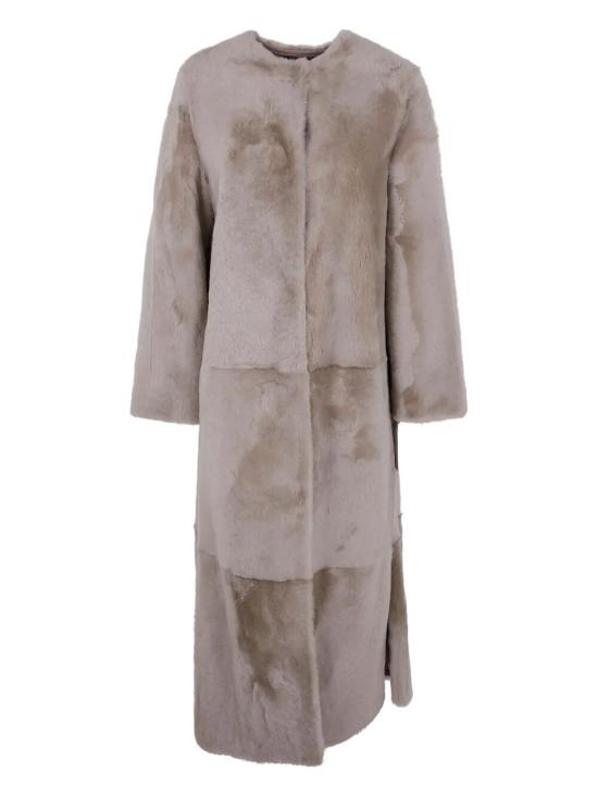 25FW 이브살로몬 코트 26W25WYM63230MERL A9113 MOON - YVES SALOMON