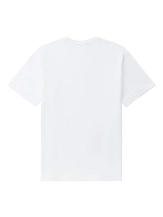 25FW 꼼데가르송 반팔 티셔츠 AX T337 0513 WHITE - COMME DES GARCONS