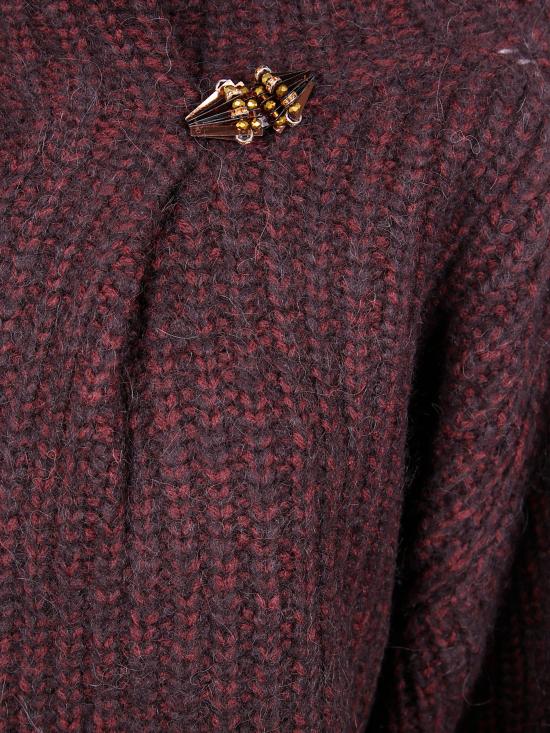 25FW 드리스 반 노튼 스웨터 252 011229 2725 355 WINE - DRIES VAN NOTEN