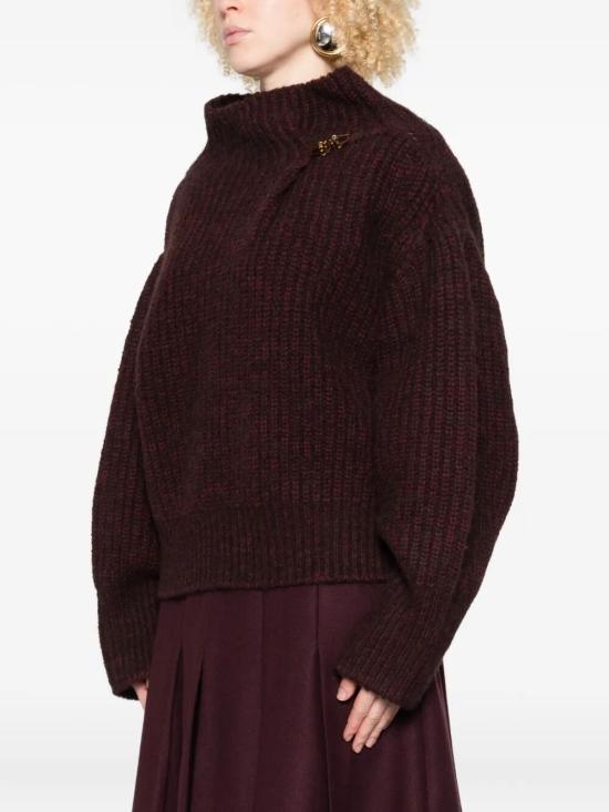 25FW 드리스 반 노튼 스웨터 252 011229 2725 355 WINE - DRIES VAN NOTEN