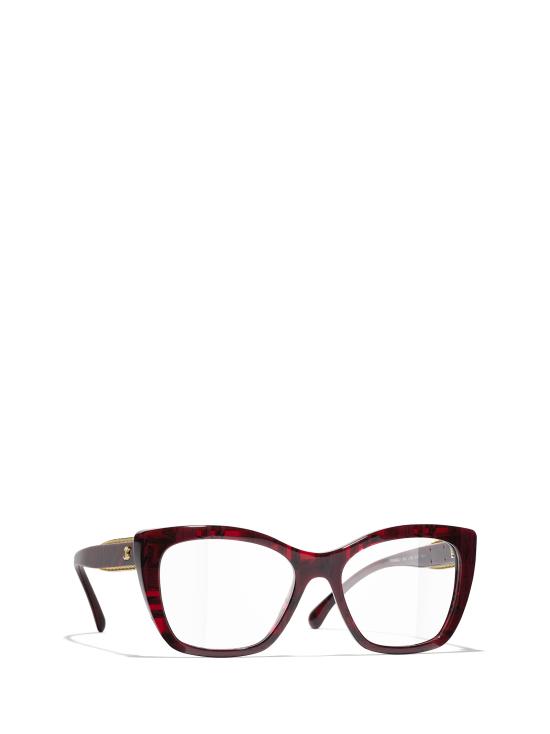 26FW 샤넬 안경 CH3460 1665 RED - CHANEL