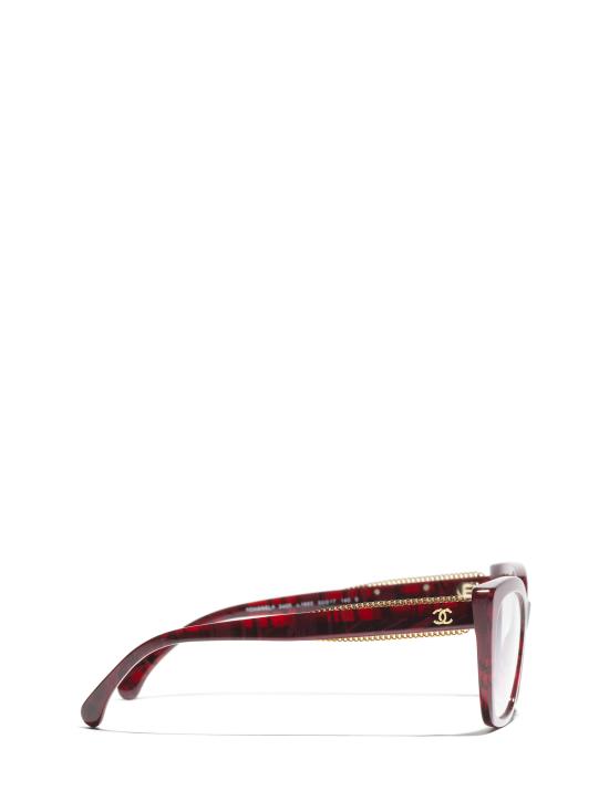 26FW 샤넬 안경 CH3460 1665 RED - CHANEL