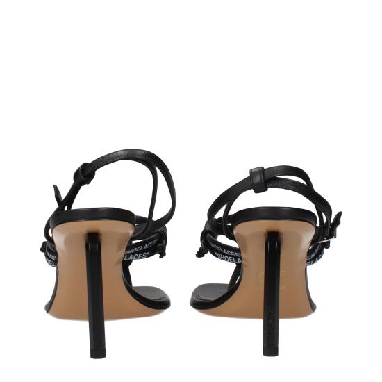 25SS 오프화이트 뮬/슬리퍼 OWIH05LEA0011010 - OFF WHITE