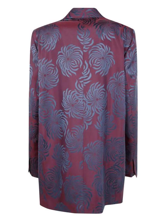 25FW 드리스 반 노튼 수트 자켓 252 010409 2140 358 BURGUNDY - DRIES VAN NOTEN